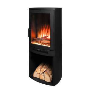 electric stove ezeeglow arc with logstore